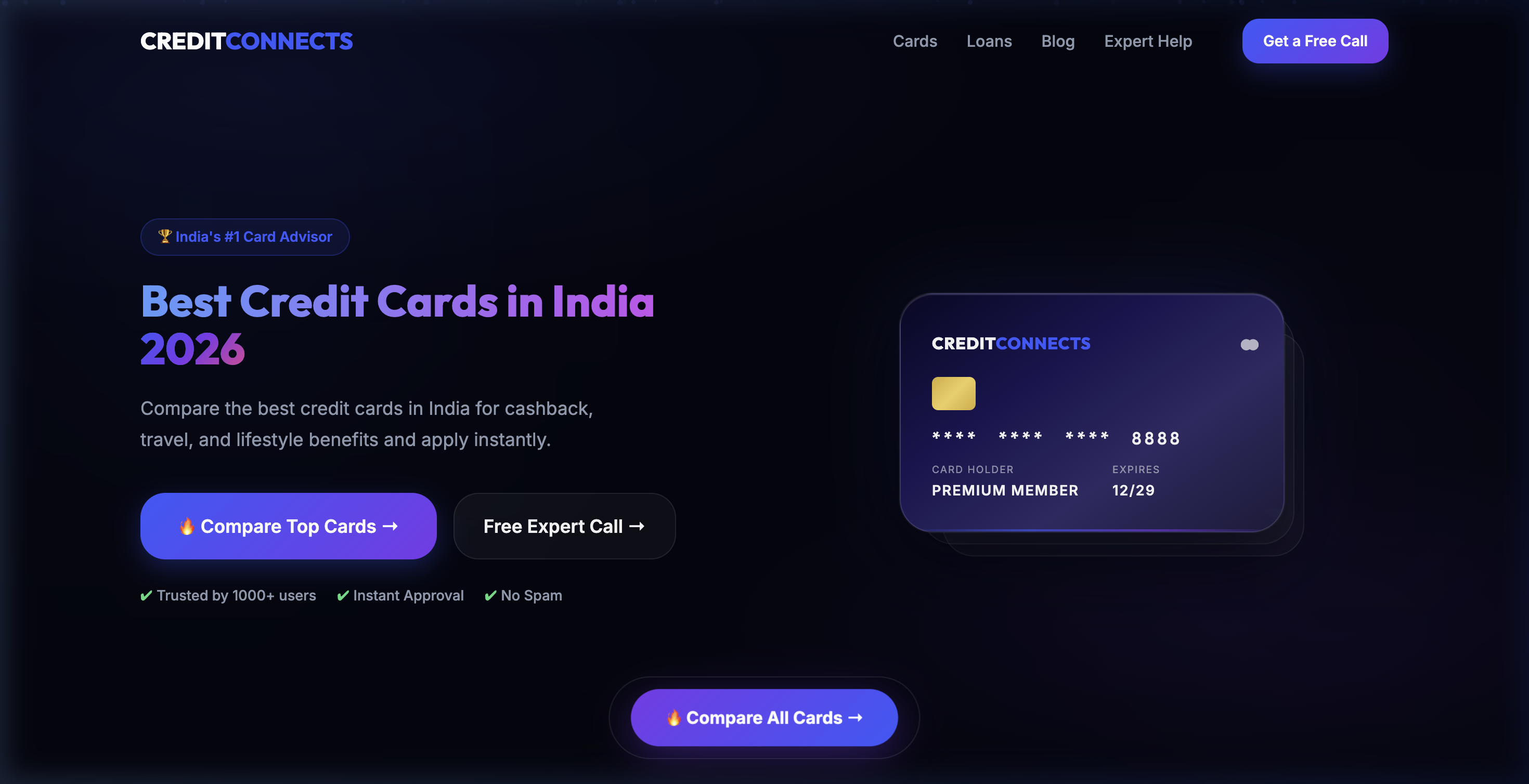 Credit Connects website preview